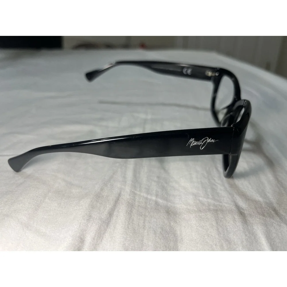 Maui Jim Sunglasses Frames MJ768-02 PLUMERIA 55-17-135 Black Full Rim